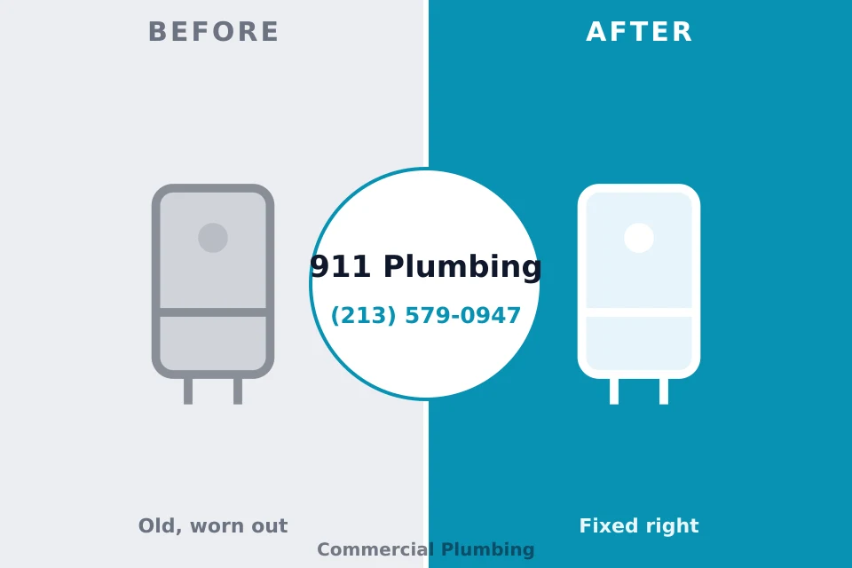 Before and after: plumbing company Sparta, MO